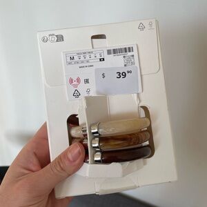 Zara Cream and Brown Bangles Set